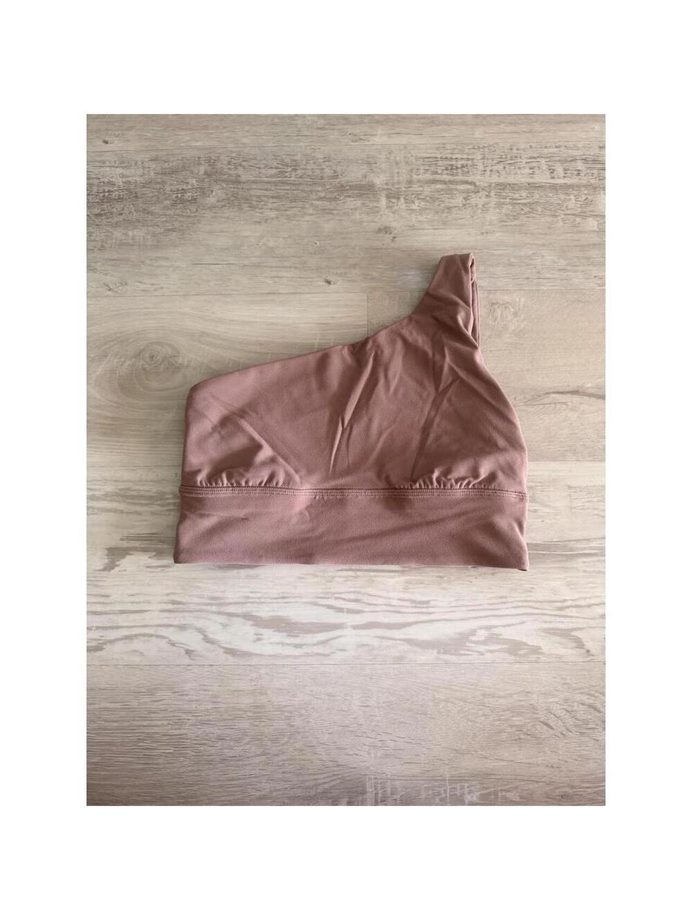 Lululemon Women's Pink and Brown Bra